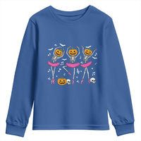 Ballet Skeleton Dance Youth Sweatshirt Funny Halloween Gift - Wonder Print Shop