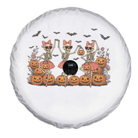 Funny Halloween Skeleton Dance Spare Tire Cover Gift For Ballet Lover - Wonder Print Shop