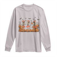 Funny Halloween Skeleton Dance Long Sleeve Shirt Gift For Ballet Lover - Wonder Print Shop