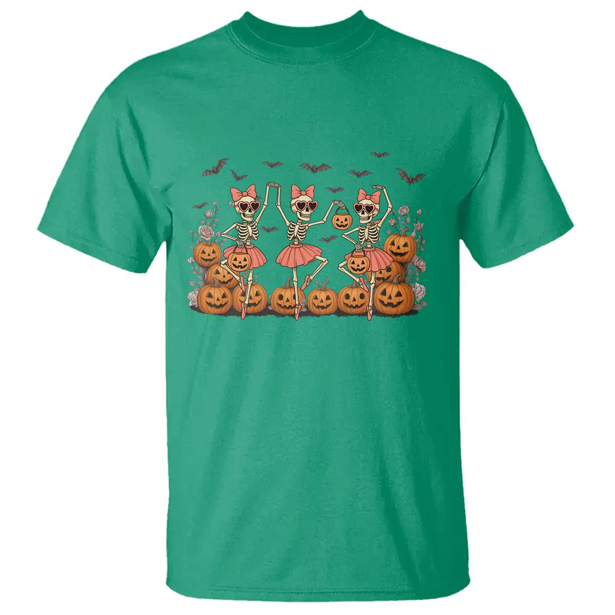 Funny Halloween Skeleton Dance T Shirt Gift For Ballet Lover - Wonder Print Shop