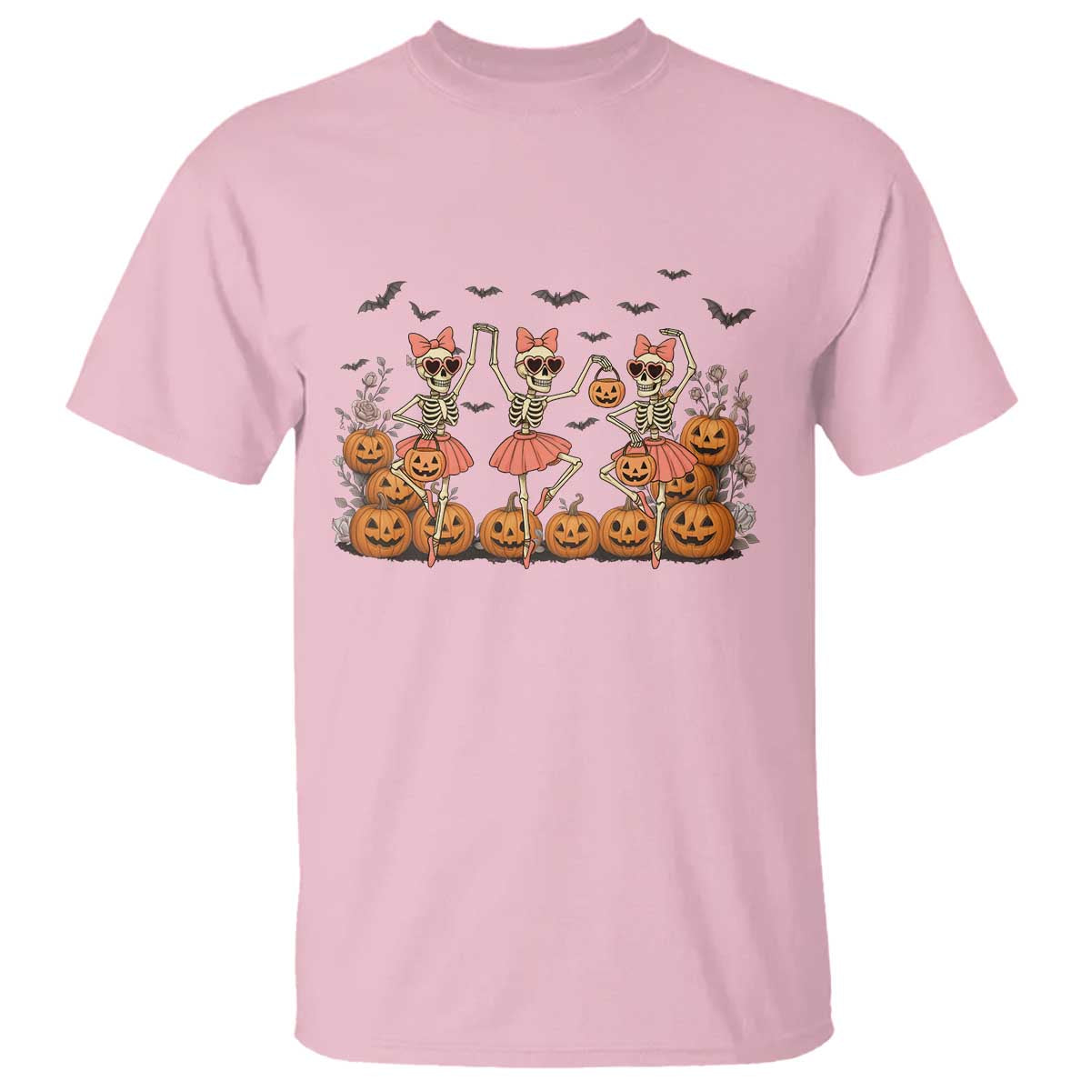 Funny Halloween Skeleton Dance T Shirt Gift For Ballet Lover - Wonder Print Shop