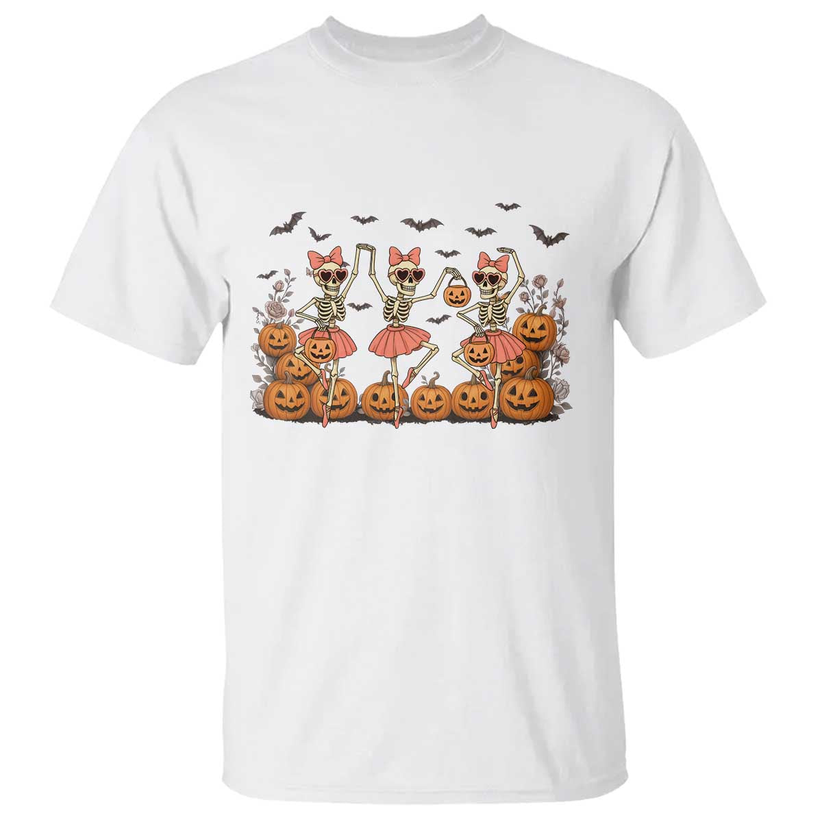 Funny Halloween Skeleton Dance T Shirt Gift For Ballet Lover - Wonder Print Shop