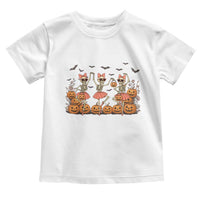 Funny Halloween Skeleton Dance Toddler T Shirt Gift For Ballet Lover - Wonder Print Shop