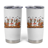 Funny Halloween Skeleton Dance Tumbler Cup Gift For Ballet Lover