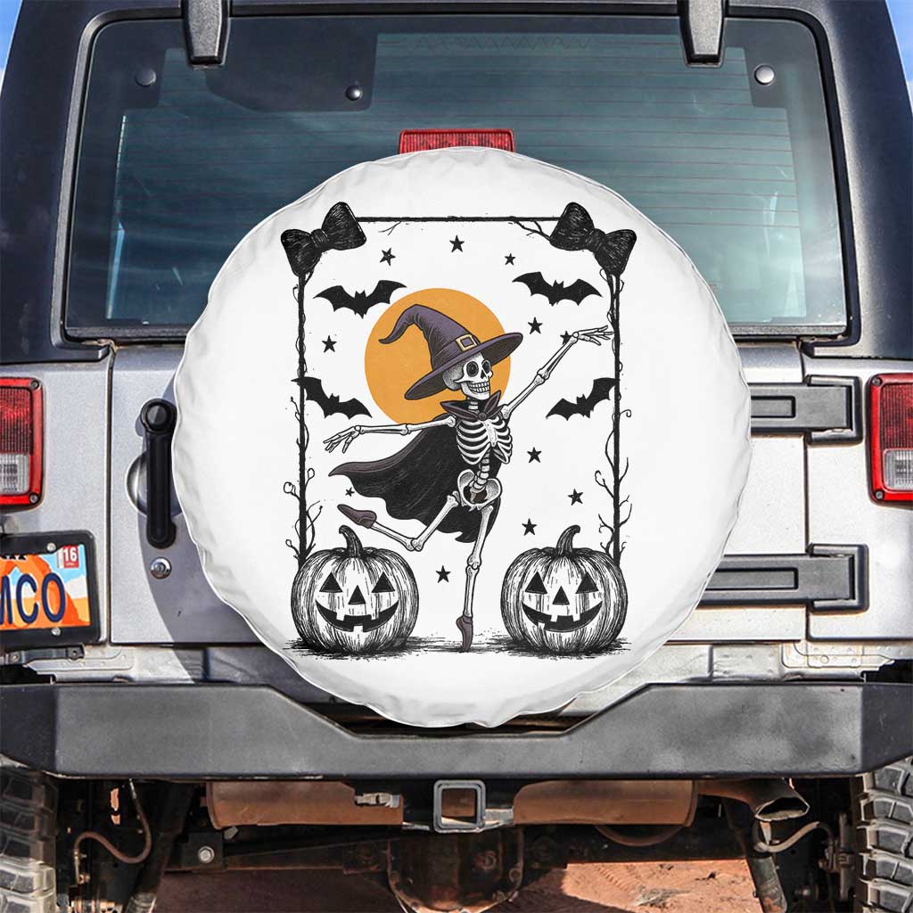 Funny Skeleton Witches Dance Ballet Spare Tire Cover Halloween Gift - Wonder Print Shop