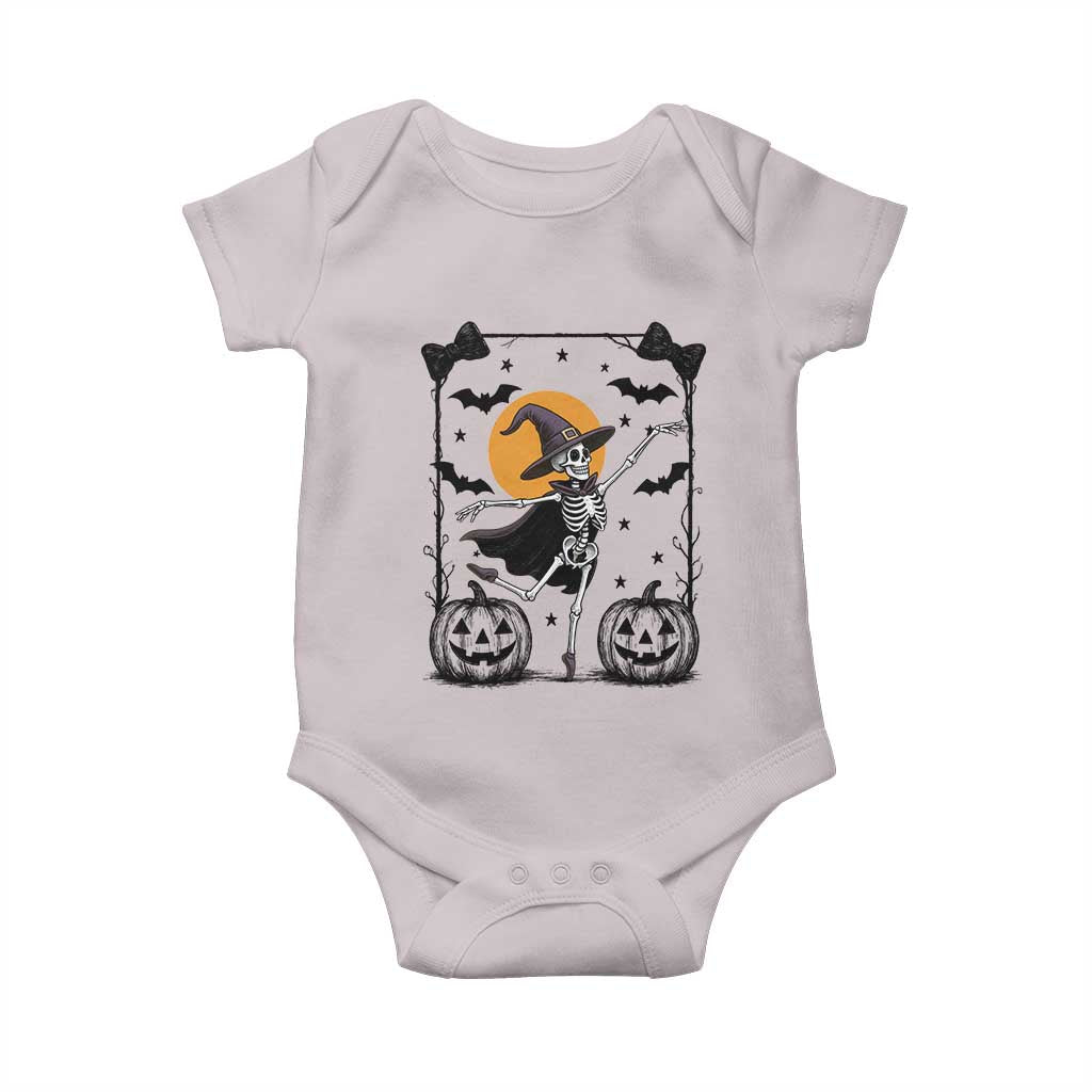 Funny Skeleton Witches Dance Ballet Baby Onesie Halloween Gift - Wonder Print Shop
