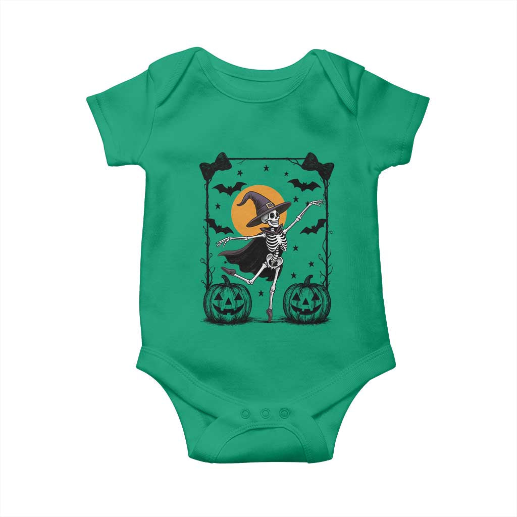 Funny Skeleton Witches Dance Ballet Baby Onesie Halloween Gift - Wonder Print Shop