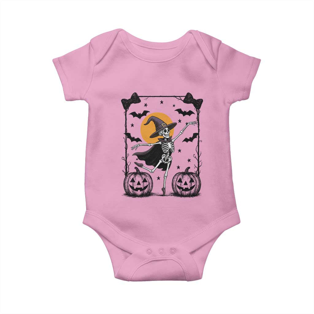Funny Skeleton Witches Dance Ballet Baby Onesie Halloween Gift - Wonder Print Shop