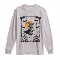 Funny Skeleton Witches Dance Ballet Long Sleeve Shirt Halloween Gift - Wonder Print Shop