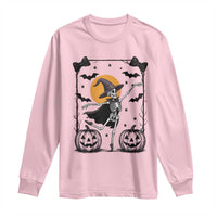 Funny Skeleton Witches Dance Ballet Long Sleeve Shirt Halloween Gift - Wonder Print Shop