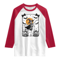 Funny Skeleton Witches Dance Ballet Raglan Shirt Halloween Gift - Wonder Print Shop