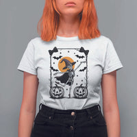 Funny Skeleton Witches Dance Ballet T Shirt For Women Halloween Gift - Wonder Print Shop