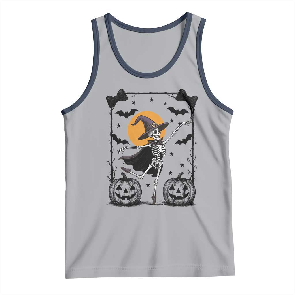 Funny Skeleton Witches Dance Ballet Tank Top Halloween Gift - Wonder Print Shop