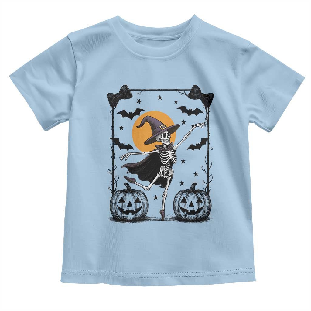 Funny Skeleton Witches Dance Ballet Toddler T Shirt Halloween Gift - Wonder Print Shop