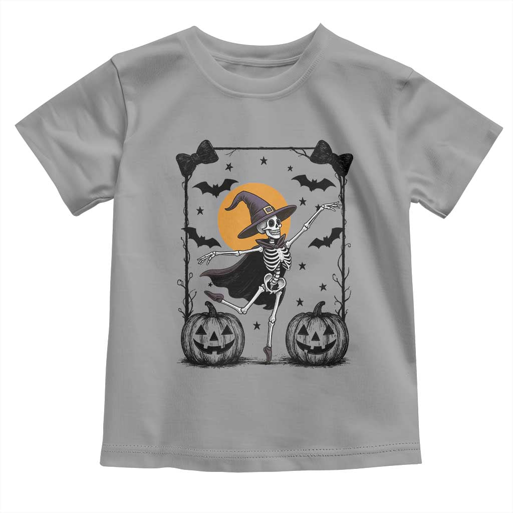 Funny Skeleton Witches Dance Ballet Toddler T Shirt Halloween Gift - Wonder Print Shop