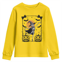 Funny Skeleton Witches Dance Ballet Youth Sweatshirt Halloween Gift - Wonder Print Shop