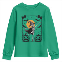 Funny Skeleton Witches Dance Ballet Youth Sweatshirt Halloween Gift - Wonder Print Shop