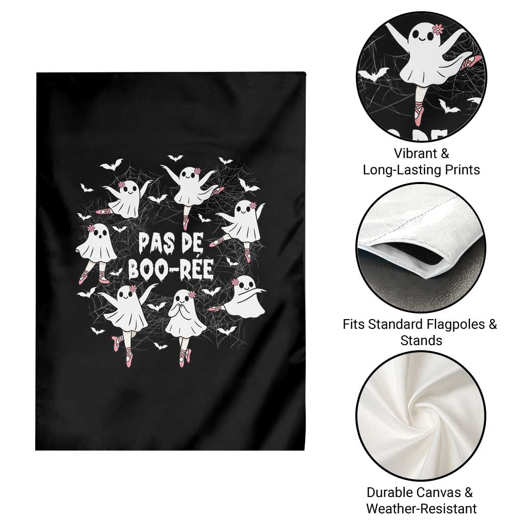 Halloween Ballet Ghost Garden Flag Pas De Boo Ree Gift - Wonder Print Shop