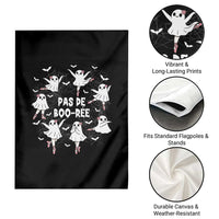 Halloween Ballet Ghost Garden Flag Pas De Boo Ree Gift - Wonder Print Shop