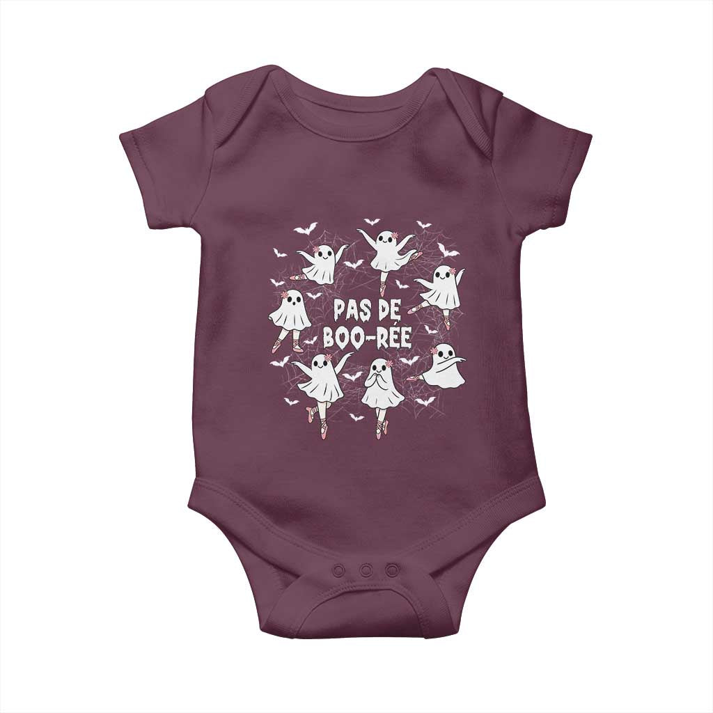 Halloween Ballet Ghost Baby Onesie Pas De Boo Ree Gift - Wonder Print Shop