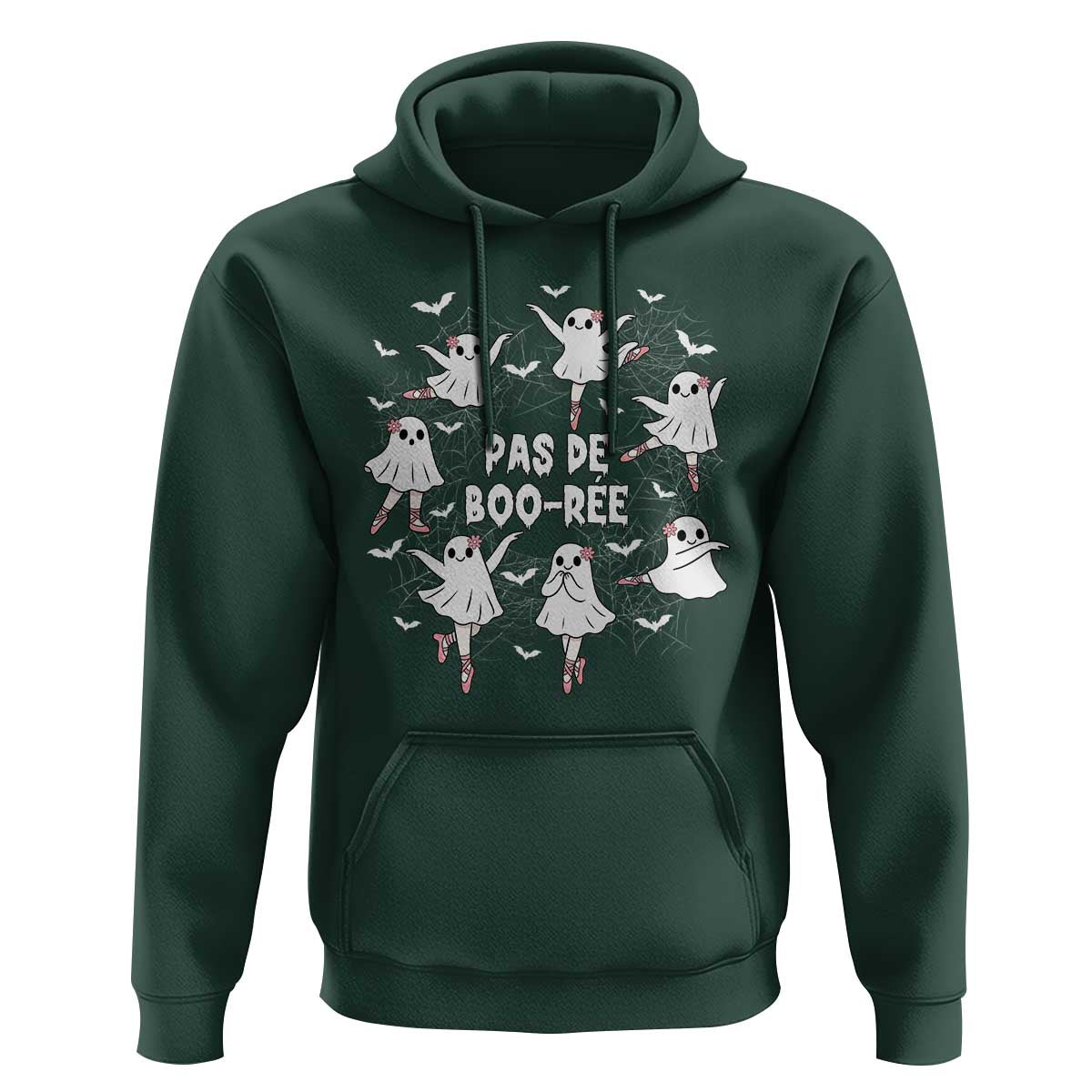 Halloween Ballet Ghost Hoodie Pas De Boo Ree Gift - Wonder Print Shop
