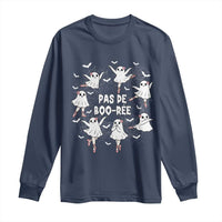 Halloween Ballet Ghost Long Sleeve Shirt Pas De Boo Ree Gift - Wonder Print Shop
