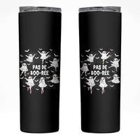 Halloween Ballet Ghost Skinny Tumbler Pas De Boo Ree Gift