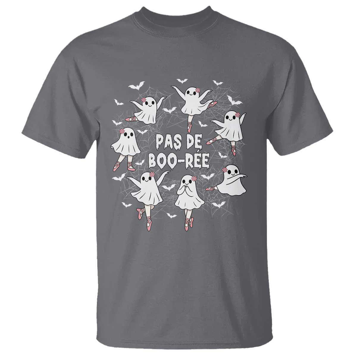 Halloween Ballet Ghost T Shirt Pas De Boo Ree Gift - Wonder Print Shop