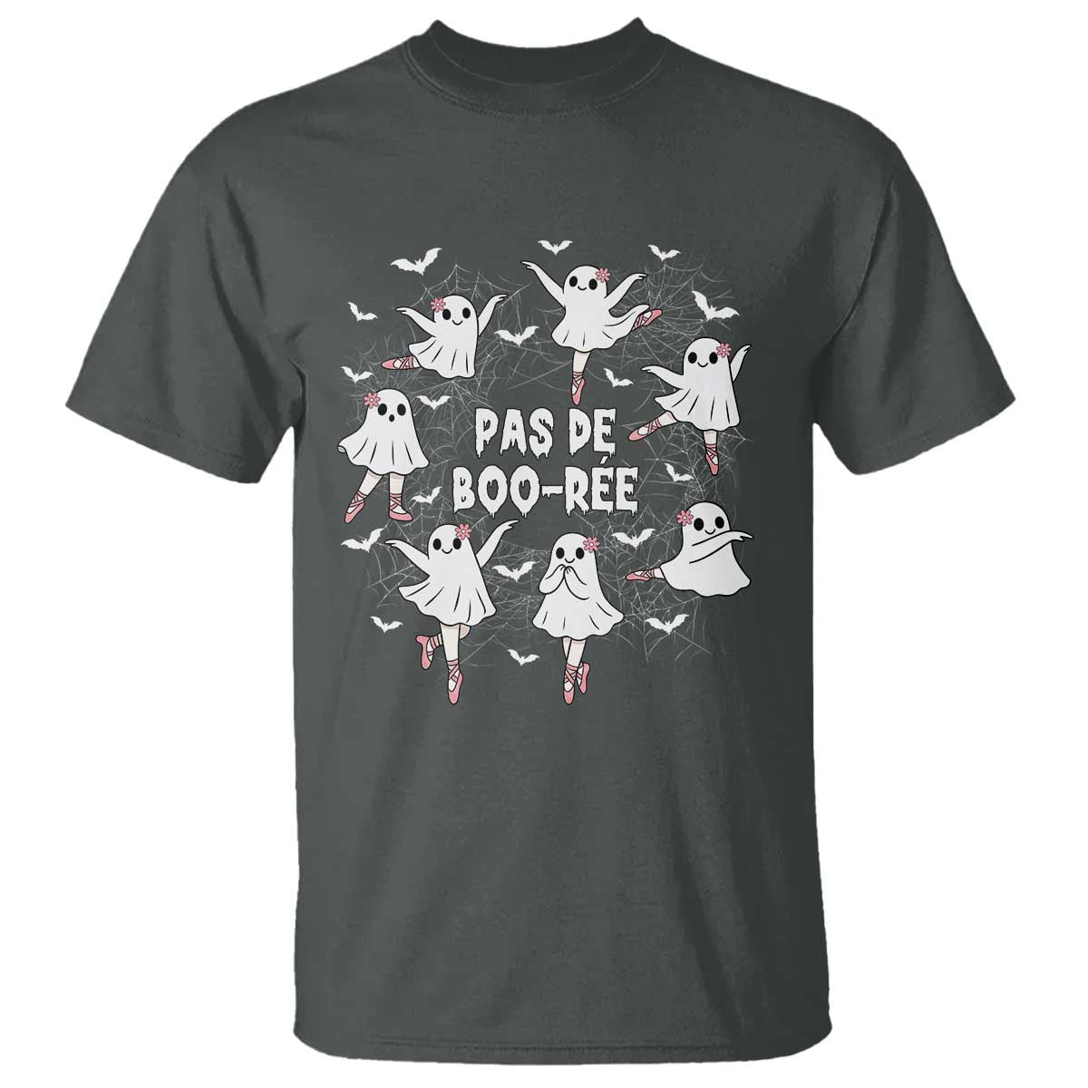 Halloween Ballet Ghost T Shirt Pas De Boo Ree Gift - Wonder Print Shop
