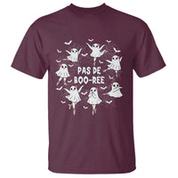 Halloween Ballet Ghost T Shirt Pas De Boo Ree Gift - Wonder Print Shop