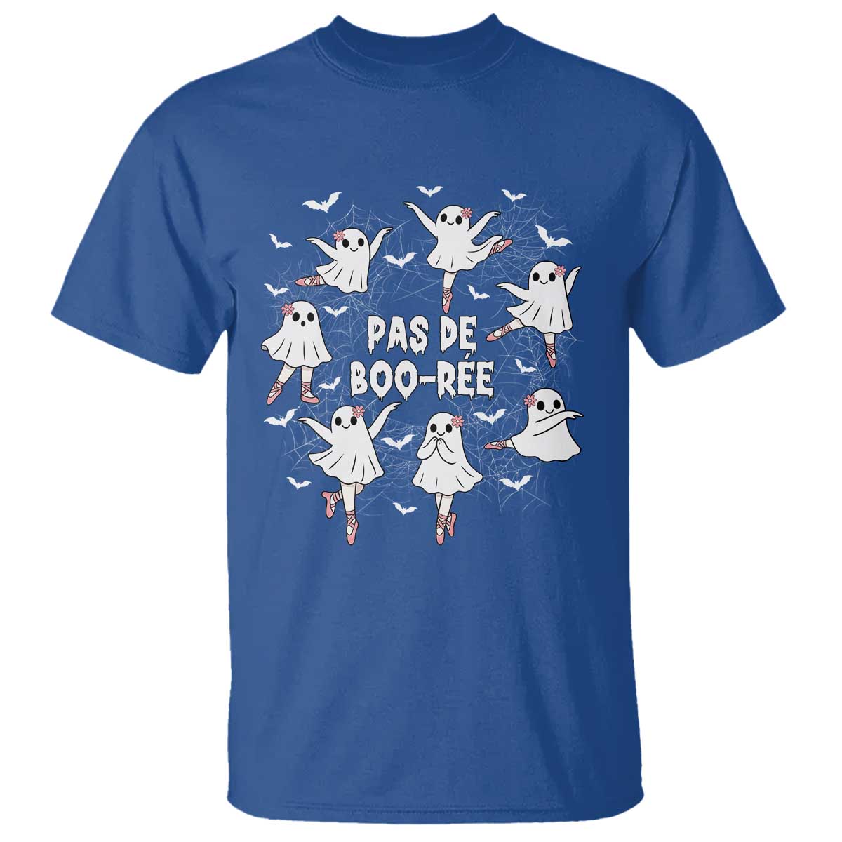 Halloween Ballet Ghost T Shirt Pas De Boo Ree Gift - Wonder Print Shop