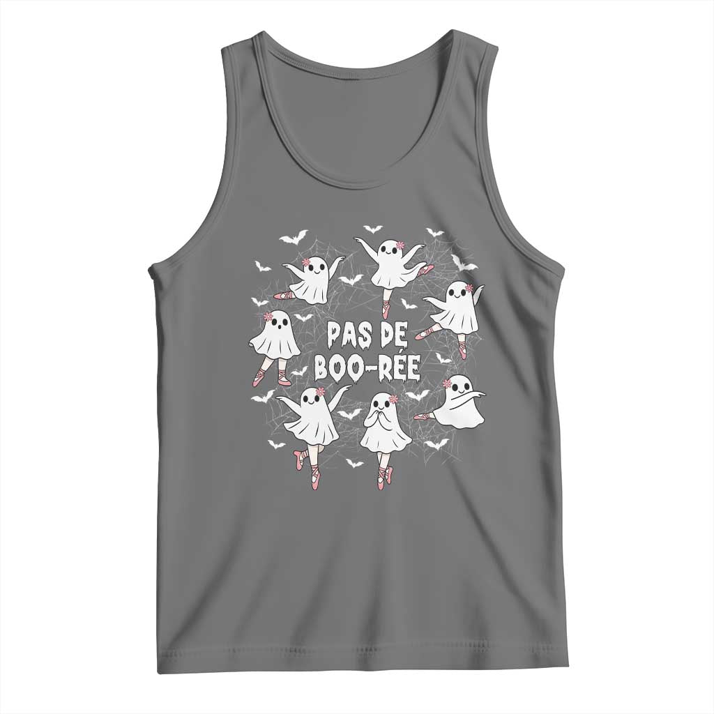 Halloween Ballet Ghost Tank Top Pas De Boo Ree Gift - Wonder Print Shop