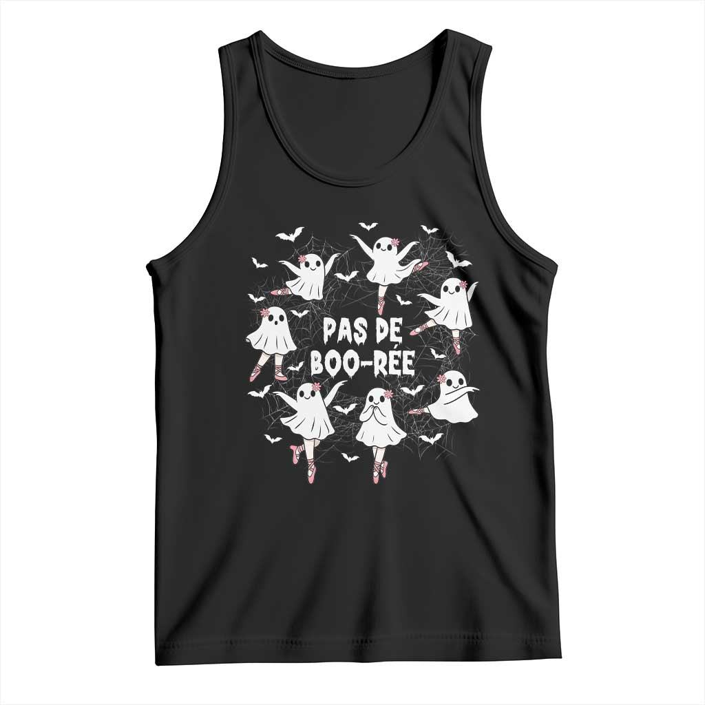 Halloween Ballet Ghost Tank Top Pas De Boo Ree Gift - Wonder Print Shop