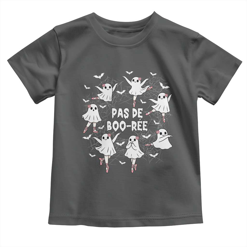 Halloween Ballet Ghost Toddler T Shirt Pas De Boo Ree Gift - Wonder Print Shop