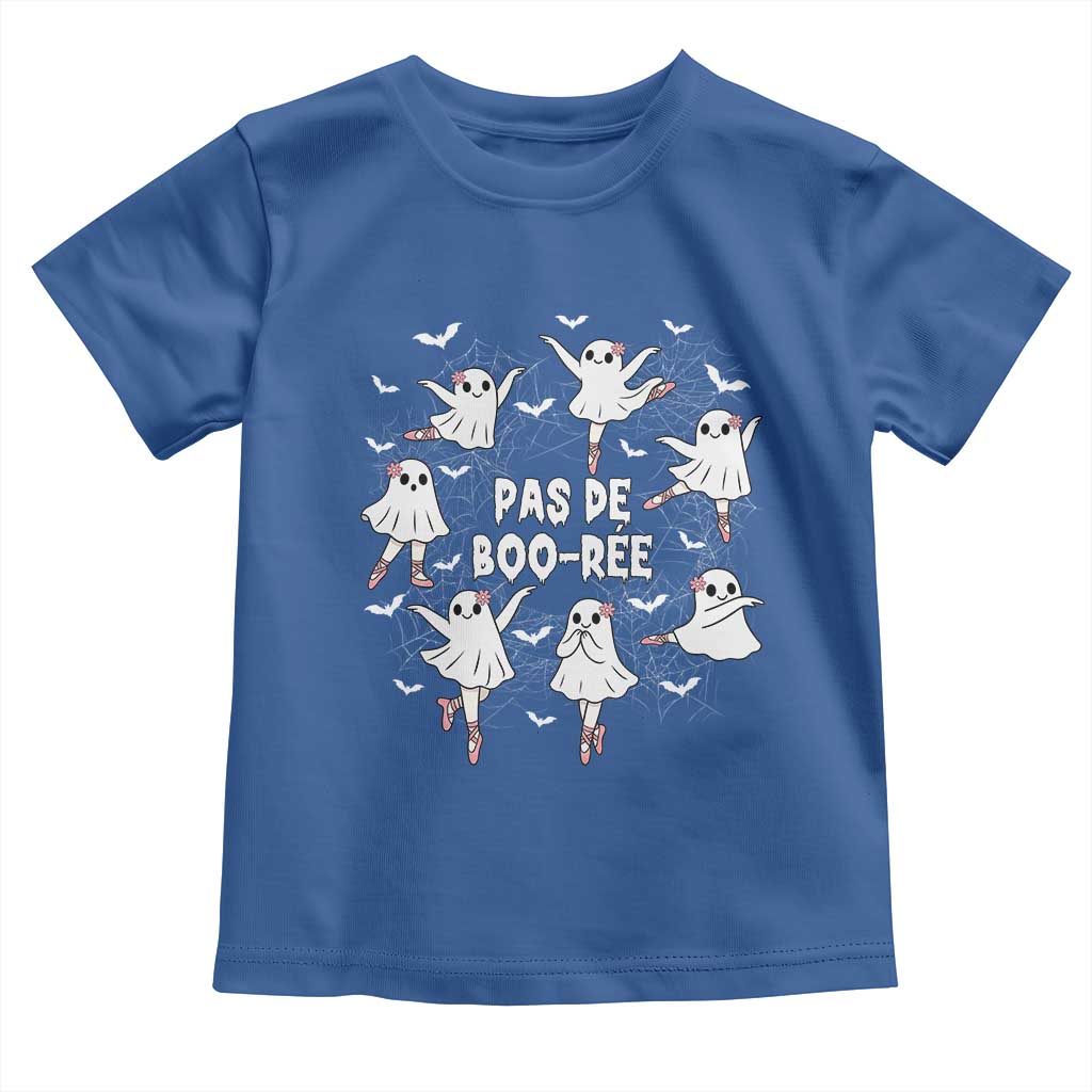 Halloween Ballet Ghost Toddler T Shirt Pas De Boo Ree Gift - Wonder Print Shop