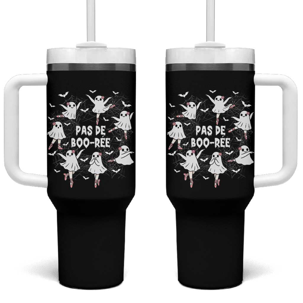 Halloween Ballet Ghost Tumbler With Handle Pas De Boo Ree Gift