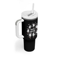 Halloween Ballet Ghost Tumbler With Handle Pas De Boo Ree Gift