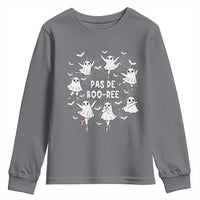 Halloween Ballet Ghost Youth Sweatshirt Pas De Boo Ree Gift - Wonder Print Shop
