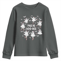 Halloween Ballet Ghost Youth Sweatshirt Pas De Boo Ree Gift - Wonder Print Shop