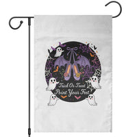 Trick Or Treat Point Your Feet Garden Flag Funny Halloween Ballet Gift - Wonder Print Shop