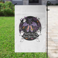 Trick Or Treat Point Your Feet Garden Flag Funny Halloween Ballet Gift - Wonder Print Shop