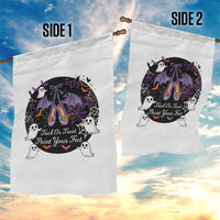 Trick Or Treat Point Your Feet Garden Flag Funny Halloween Ballet Gift - Wonder Print Shop