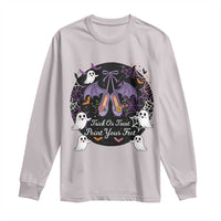Trick Or Treat Point Your Feet Long Sleeve Shirt Funny Halloween Ballet Gift - Wonder Print Shop