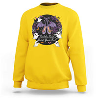 Trick Or Treat Point Your Feet Sweatshirt Funny Halloween Ballet Gift - Wonder Print Shop