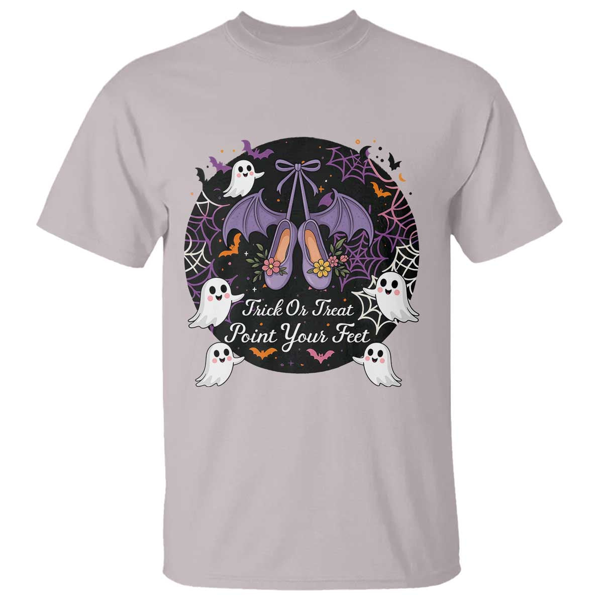 Trick Or Treat Point Your Feet T Shirt Funny Halloween Ballet Gift - Wonder Print Shop