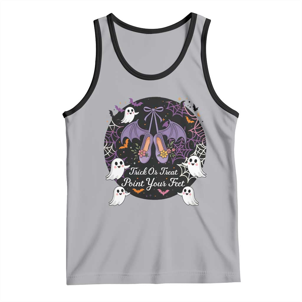 Trick Or Treat Point Your Feet Tank Top Funny Halloween Ballet Gift - Wonder Print Shop