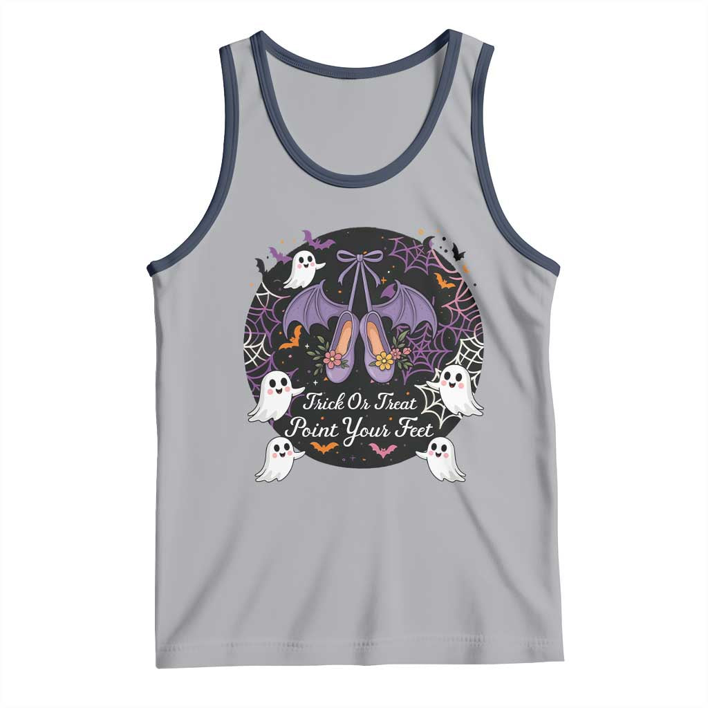 Trick Or Treat Point Your Feet Tank Top Funny Halloween Ballet Gift - Wonder Print Shop