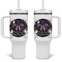Trick Or Treat Point Your Feet Tumbler With Handle Funny Halloween Ballet Gift
