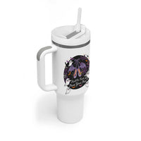 Trick Or Treat Point Your Feet Tumbler With Handle Funny Halloween Ballet Gift