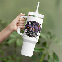 Trick Or Treat Point Your Feet Tumbler With Handle Funny Halloween Ballet Gift